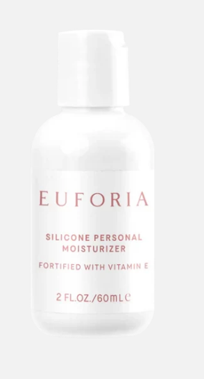 Frasco Euforia Silicone Personal Moisturizer con vitamina E, 60 mL