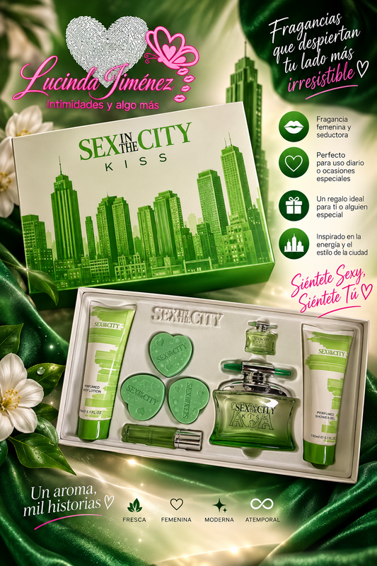 SEX IN THE CITY- KISS- KIT OF PERFUM 6-8 PCS