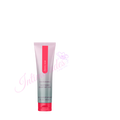 Tube of soothing comfort gel with pink and gray design, intimate wellness product