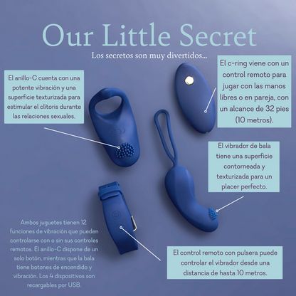 Our Little Secret Pleasure Toy Set -Multiple Sizes/ Nuestro pequeño secreto Juego de juguetes de placer  Varios tamaños