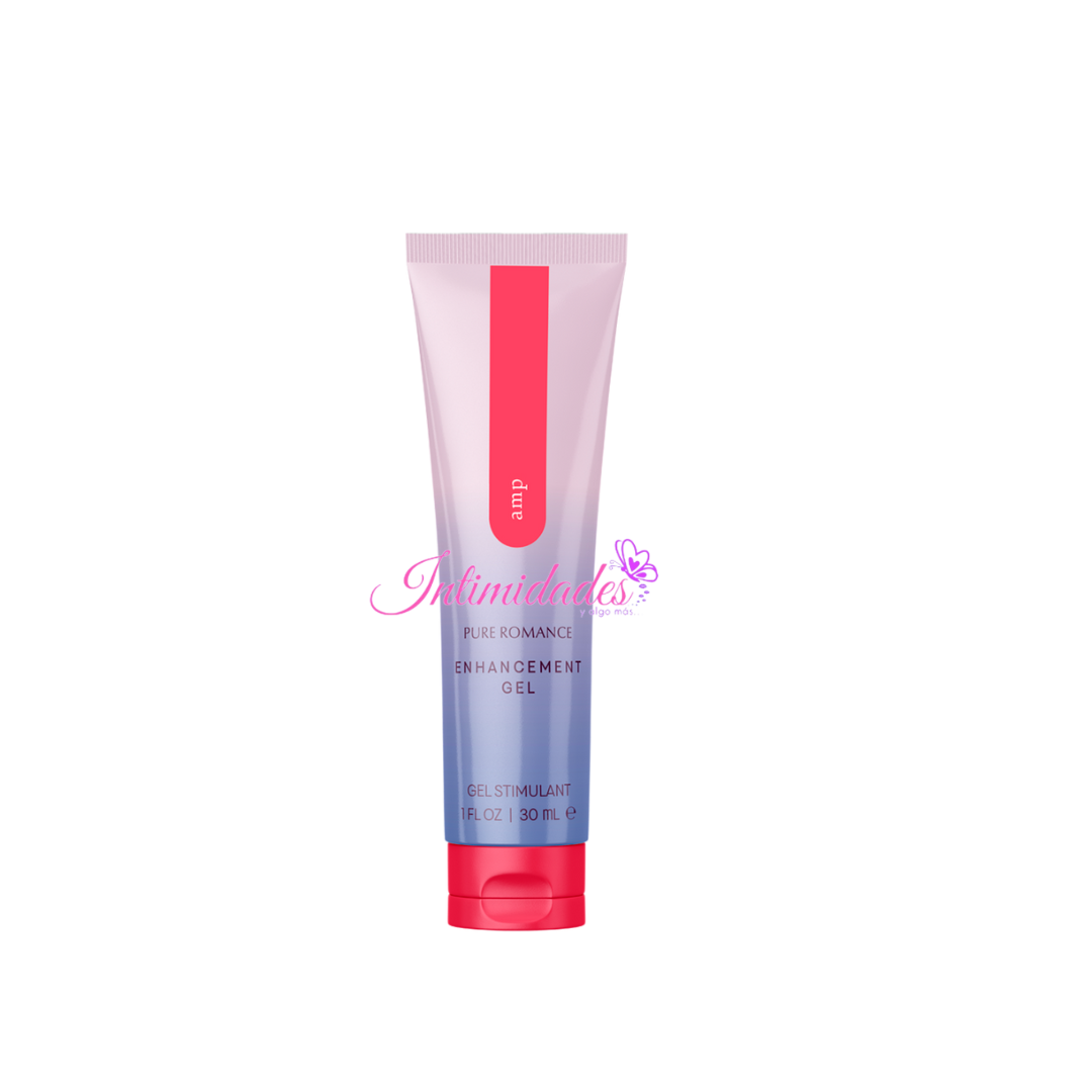Tube of Pure Romance enhancement gel, 30 ml, for wellness and skincare.