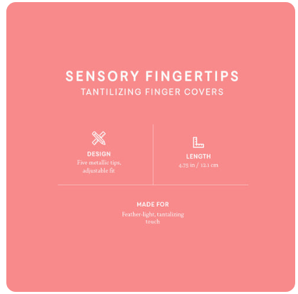 Información del fabricante de Sensory Fingertips