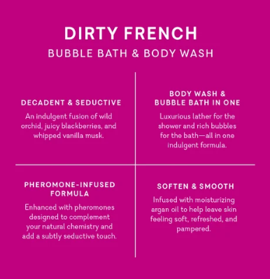 Beneficios de Bubbli Dirty French: orquídea, moras y vainilla