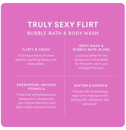 Beneficios de Bubbli Truly Sexy Flirt: jazmín, limón y ámbar