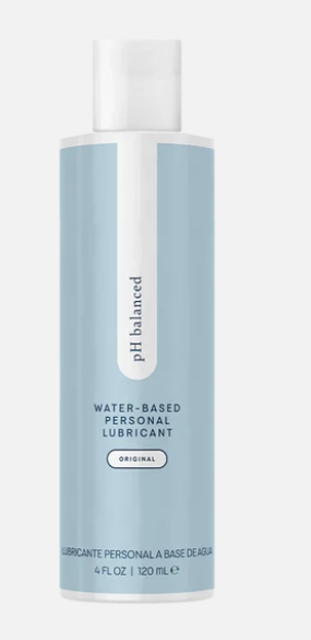 Water-Based Personal Lubricant Original de Pure Romance, frasco azul con tapa blanca, 120 mL