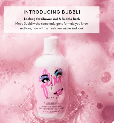 Bubbli Truly Sexy Flirt entre burbujas rosadas