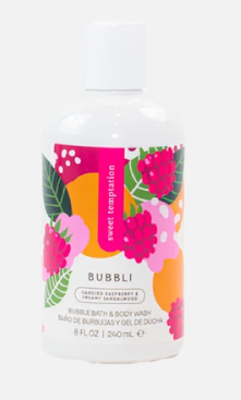 Botella de Bubbli fragancia Sweet Temptation
