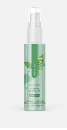 Sensations Island Mojito, lubricante efecto calor de 70 mL sobre fondo blanco